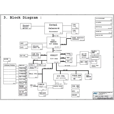 Fujitsu Amilo Pro V2030 schematic
