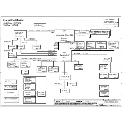 Packard Bell EasyNote TM85 TM86 TM87 TM89 TK85 TK87 schematic