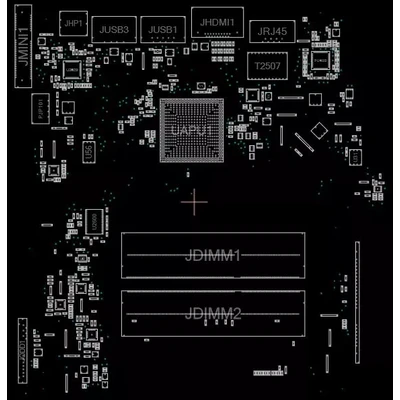 Acer Aspire ES1-520 ES1-521 ES1-522 PCB: LA-D121P boardview