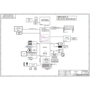 Samsung NP-R528 NP-R530 NP-R730 PCB: Bremen-L3