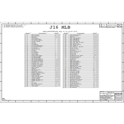 Apple iMac 21.5 A1418 PCB 820-3482-A schematic