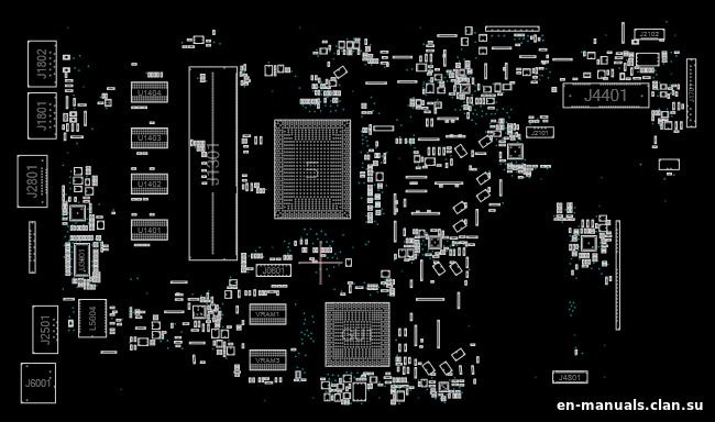 Asus x555ld схема