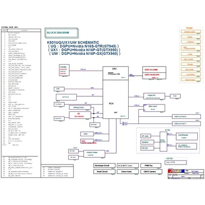 ASUS K501U K501UQ K501UX K501UW schematic