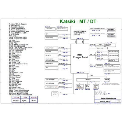 Dell OptiPlex 790 990 DT MT PCB: KA0121 schematic