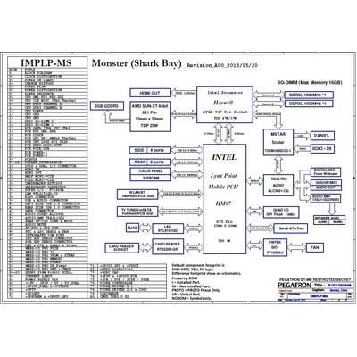 Dell Inspiron One 2350 schematic