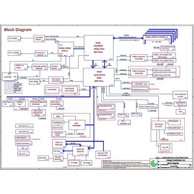 Dell Precision M4800 PCB: LA-9772P schematic
