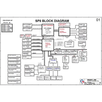 HP ENVY 17-1000 17-1100 series PCB: SP8 schematic