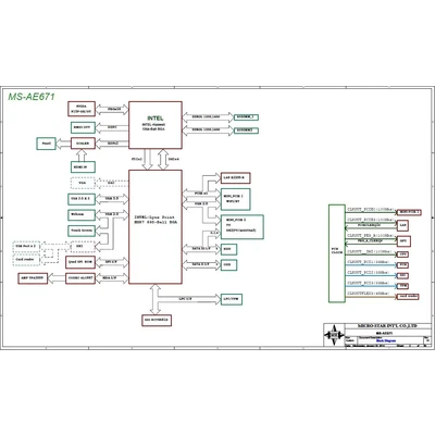MSI AG220 AG240 2PE MS-ACB3 MS-AE67 schematic