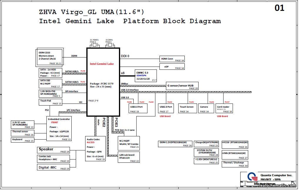 Schematic boardview Acer TravelMate B118-M