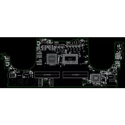 Dell XPS 15 9500 Precision 15 5500 PCB: LA-J191P boardview