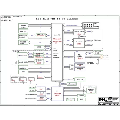 RED HAWK MAIN BOARD 6L 18831-1 schematic