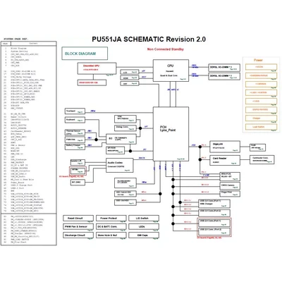 ASUS PRO ESSENTIAL PU551J PU551JA PU551JD schematic