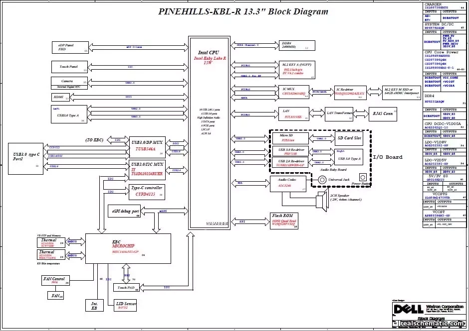 Schematic boardview Dell Latitude 3300