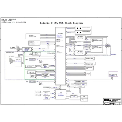 Dell Inspiron 16 7640 2-in-1 PCB 233042 schematic