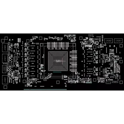 ASRock Radeon RX 6750 XT Challenger Pro 12GB OC boardview