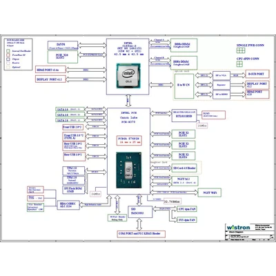 Dell OptiPlex 3060 MT 3700 MT PCB 17539 schematic