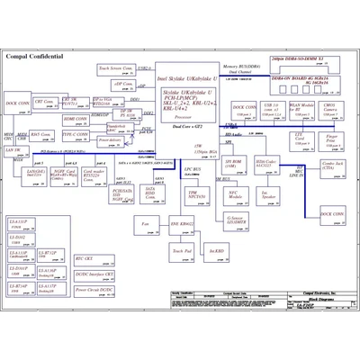 Acer TravelMate P648 P658 series PCB: LA-F241P schematic