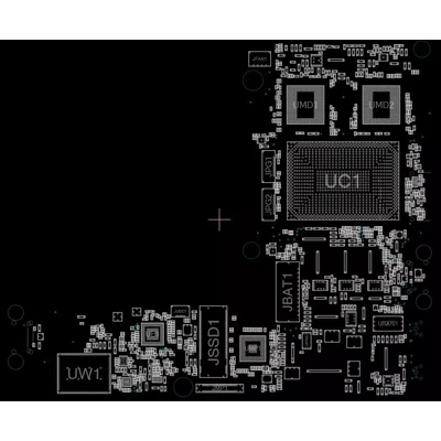 Lenovo Legion Go 8APU1 PCB: 76080_1 boardview
