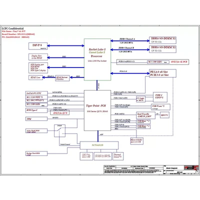 Lenovo ThinkCentre M70q Gen 2 Tiny PCB: IB5X0IL2 schematic
