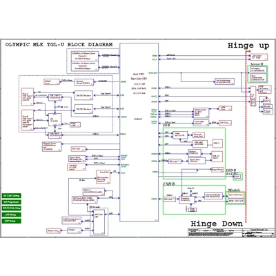 Dell Latitude 15 9520 PCB: LA-K441P schematic