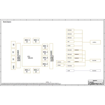 Gigabyte GeForce RTX 5080 Gaming OC 16GB schematic