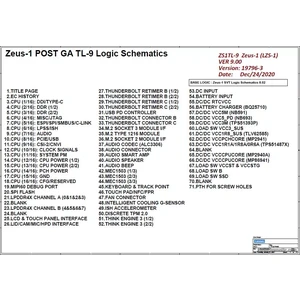 Lenovo ThinkPad X1 Nano Gen 1 PCB: ZS1TL