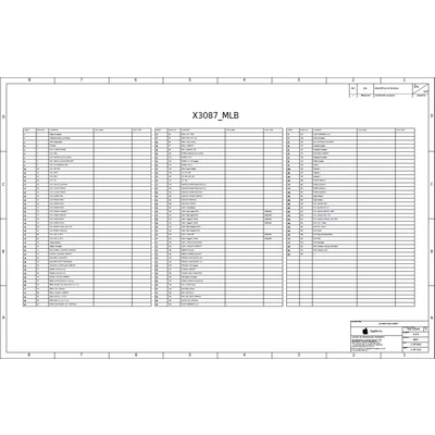 Apple MacBook Air 13 A3240 M4 2025 PCB: 820-03597 schematic
