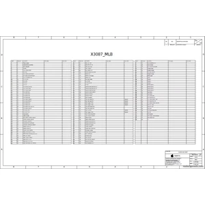 Apple MacBook Air 13 A3240 M4 2025 PCB: 820-03597