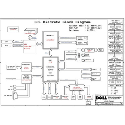 Dell Inspiron N4030 PCB: 09259 schematic