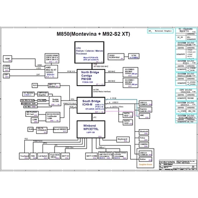 M850 Main Board MBX-204 schematic