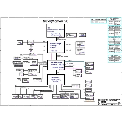 M850 Main Board MBX-205 schematic