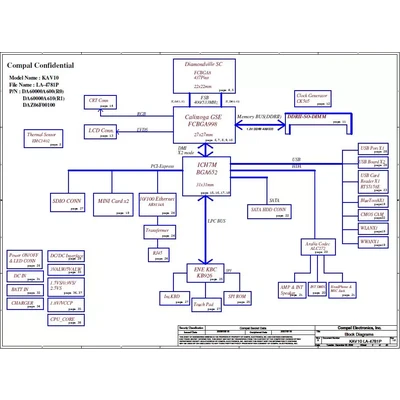 Acer Aspire One D150 schematic