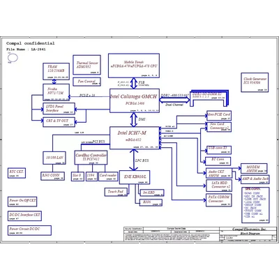 Compal HBL10 LA-2841P schematic