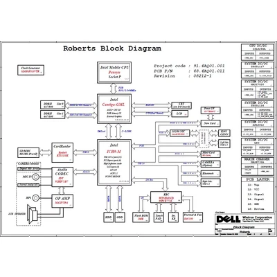 Dell Inspiron 1545 (UMA) PCB: 08212-1 schematic