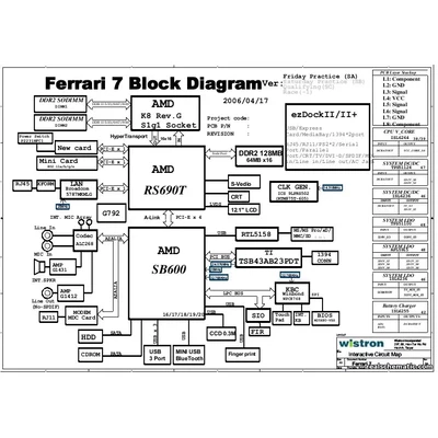 Acer Ferrari 1100 schematic