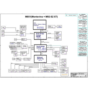 Sony Vaio VGN-NW series PCB: M851 MBX-217