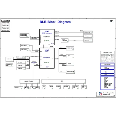 Toshiba Satellite L750 L755 UMA PCB: BLB schematic