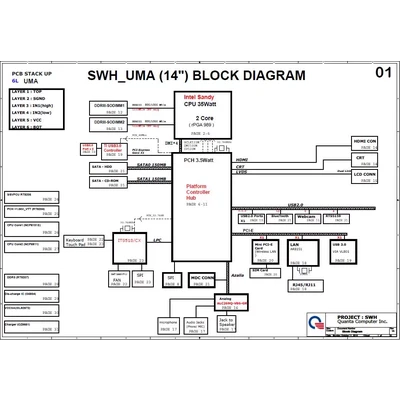 SWH DA0SWHMB6E0 REV:E UMA schematic