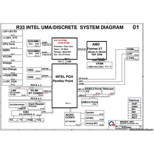 HP Pavilion g4, Pavilion g6 series (PCB: R33H)
