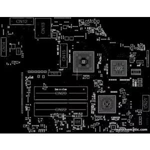 PS2A DAPS2AMB8C0 REV:C boardview prewiew