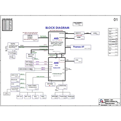 Lenovo IdeaPad Z585 PCB: LZ3C schematic