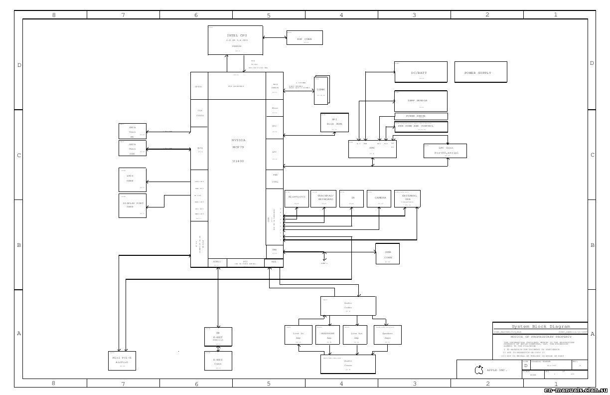 Schematic boardview Apple MacBook A1278 Late 2008